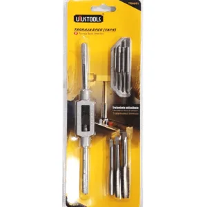 JUEGO DE TARRAJA MACHO PARA HACER ROSCA (8 PIEZAS) UYUSTOOLS TRA801