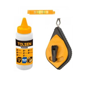 JUEGO DE TIZA LINEA CON NIVEL TOLSEN 42013