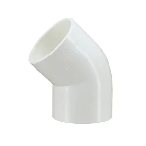 CODO PVC 1/2X45 SCH40 LISO