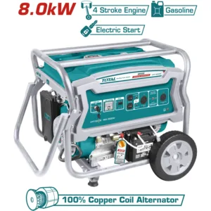 GENERADOR A GASOLINA DE 8000WATT TANQUE 25LTS TOTAL UTP180006