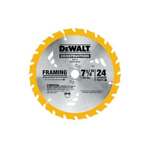 DISCO DE CORTE MADERA 7 1/4 24T DIENTES DEWALT DWA171424