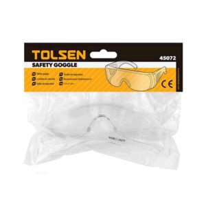 GAFAS DE PROTECCION TRANSPARENTE GOGGLE TOLSEN  45074