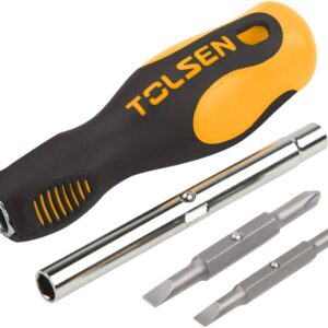 JUEGO DE DESTORNILLADOR (6 EN 1) TOLSEN 20043