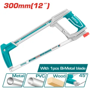 MARCO DE SEGUETA 12" 1 HOJA CON MANGO DE ALUMINIO TOTAL THT54106