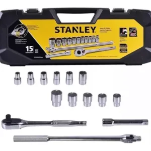 JUEGO DE SOCKETS 15 PIEZAS STANLEY STMT80703-840