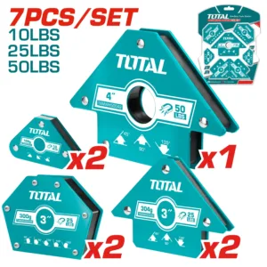 JUEGO DE 7 ESCUADRAS DE SOLDADURA 10 Y 25 LBS TOTAL TAMWH7006