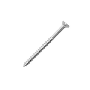 TORNILLO PARA MADERA 8 X 3 CABEZA PLANA P/F