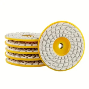 DISCO DE PULIR GRANITO 4" #150 AMARILLO