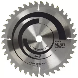 DISCO DE SIERRA CIRCULAR 7 1/4" BOSCH 40D