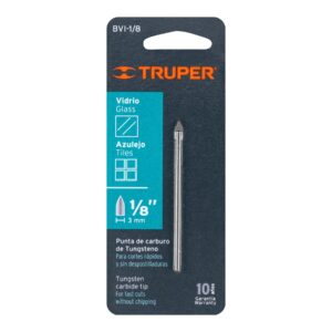 BROCA PARA VIDRIO Y AZULEJOS 1/8 TRUPER 11700