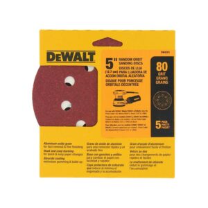 DISCO DE LIJA ORBITAL 5" (5 PIEZAS) DEWALT DW4307