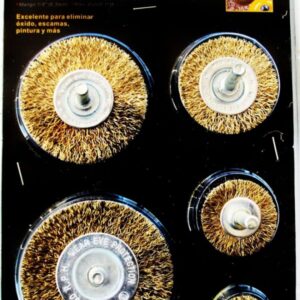 CEPILLO PARA DRILL 5PCS 4500RPM EBR501 UYUSTOOLS