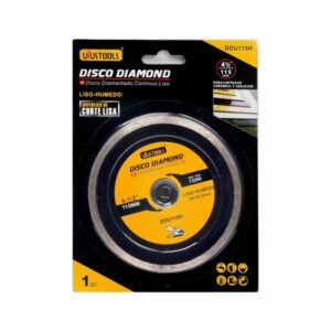 DISCO DIAMANTADO LISO-HUMEDO PARA AZULEJOS 4 1/2" 13200RPM UYUSTOOLS DDU115H