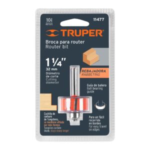 BROCA/FRESA PARA ROUTER PERFILADORA 1/4 TRUPER 11473