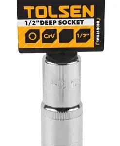 SOCKET LARGO DE 1/2" X 23MM TOLSEN 16573
