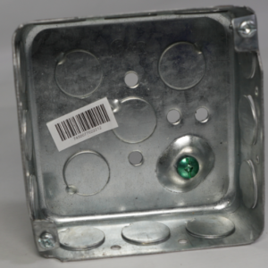 CAJA/CAJILLA CUADRADA METALICA 4X4 1/2  BR