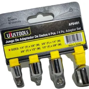 JUEGO DE SOCKET PARA RATCHET (4 PIEZAS) UYUSTOOLS APD401