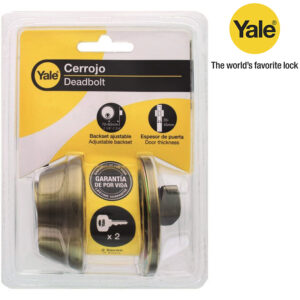 CERRADURA 1 CILINDRO DORADA YALE 0008945