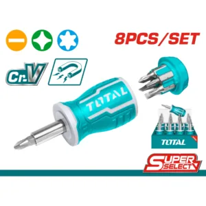 DESTORNILLADOR IMANATADO 8PCS TOTAL TACSDS0706
