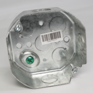CAJA/CAJILLA OCTAGONAL METALICA DE 1/2 BR
