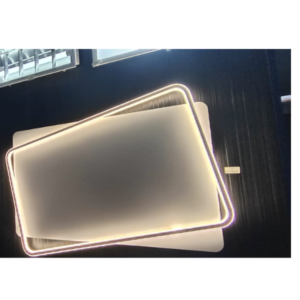 LAMPARA DECORATIVA RECTANGULAR 120W 105CM X 69CM XYH-103