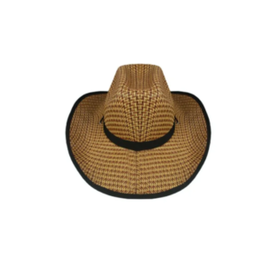 SOMBRERO DE PAJA CON CINTA NEGRA