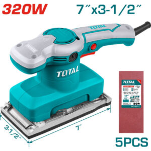 LIJADORA 320W BASE DE 185X93MM INCLUYE 5PCS TOTAL UTF1301826