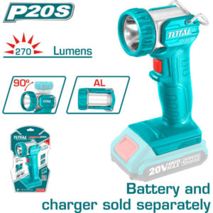 LAMPARA INALAMBRICA (NO INCLUYE CARGADOR NI BATERIAS) TOTAL TWLI2038