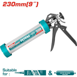 PISTOLA DE ALUMINIO PARA SILICON DE 9" TOTAL THT20109
