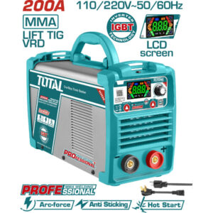 MAQUINA DE SOLDAR INVERTER 200A TOTAL UTW2200381