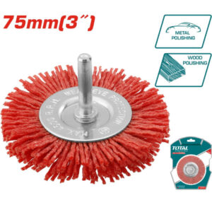 CEPILLO CIRCULAR DE NYLON PARA TALADRO TOTAL TAC34035