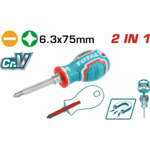 DESTORNILLADOR ESTRELLA 2 EN 1 TOTAL THT250216