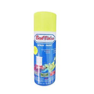 PINTURA SPRAY FLUORESCENTE AMARILLO 10 OZ BESTVALUE A12134