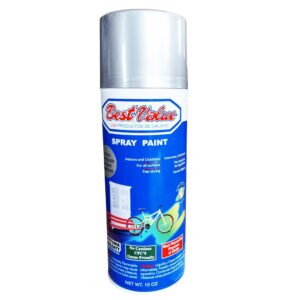 PINTURA SPRAY PLATEADO ESCARCHADO 10 OZ BEST VALUE A12143