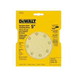 DISCO LIJA #120 PARA LIJADORA ORBITAL 5" DEWALT DW4303