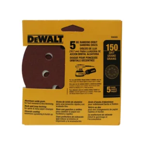 DISCO LIJA #150 PARA LIJADORA ORBITAL 5" DEWALT DW4304