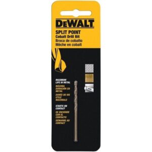BROCA SPLIT POINT COBALTO 5/64" PARA MADERA Y METAL DEWALT DWA1205