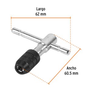 MANDRIL TIPO T 3/16" TRUPER 11438