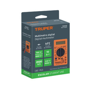 MULTIMETRO DIGITAL TRUPER 10400